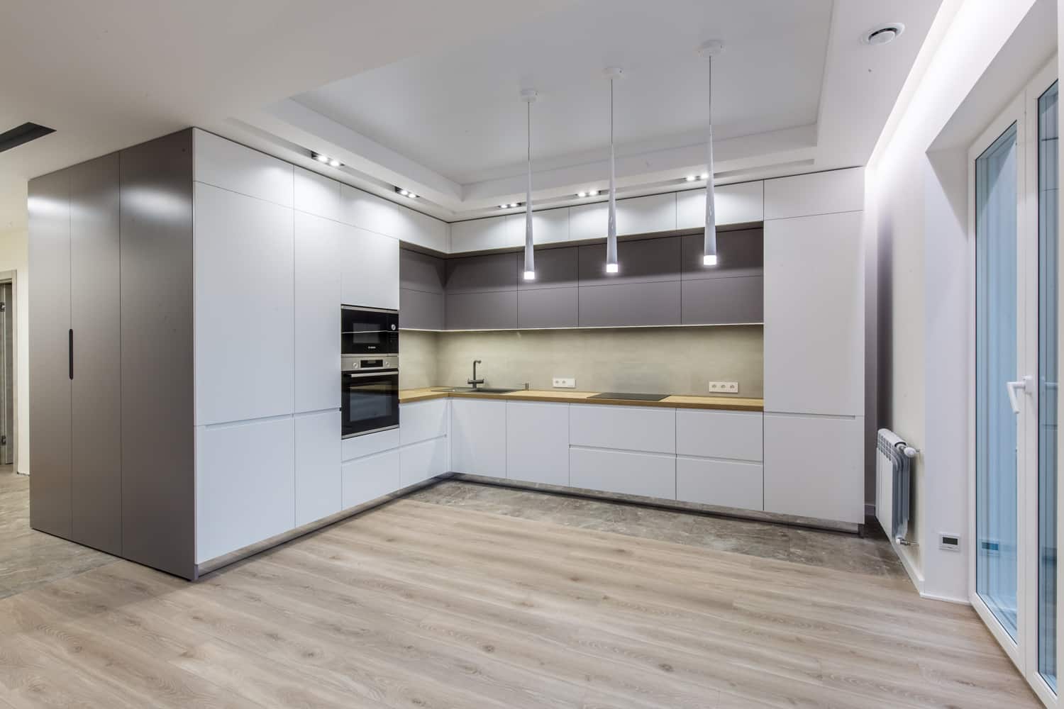 Кухня с прямыми линиями - модель №1 - фото 4